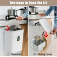 thumbnail image 2 of Innovative Kitchen Compost Bin, Flexible Soft Rubber Device Ensures Secure Bag Placement, 2 of 8