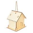thumbnail image 4 of DIY Birdhouse en Bois Naturel Graffable Installation Simple Birdhouse pour l'Extérieur, 4 of 9