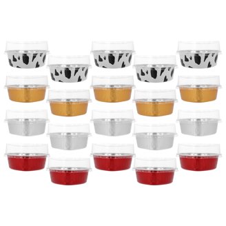 Fox Run Black Foil Bake Cups – Regular Size, 32 Count | Cupcake & Muffin Liners