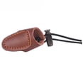 thumbnail image 3 of 2pcs Leather Thumb Ring Finger Guard Tab Glove Bow Protection, 3 of 6