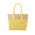 thumbnail image 2 of Paquete 40 piezas Bolsa de yute con interior laminado amarillo 47 x 36 x 12, 2 of 6