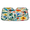 Multicolor 2, variant on CURLYOOT Floral Car Windshield Sun Shade, Foldable Front Window Sunshade Blocks UV Rays, Spring Summer Window Shades for Car SUV Truck, 55 x 27.5 Inch