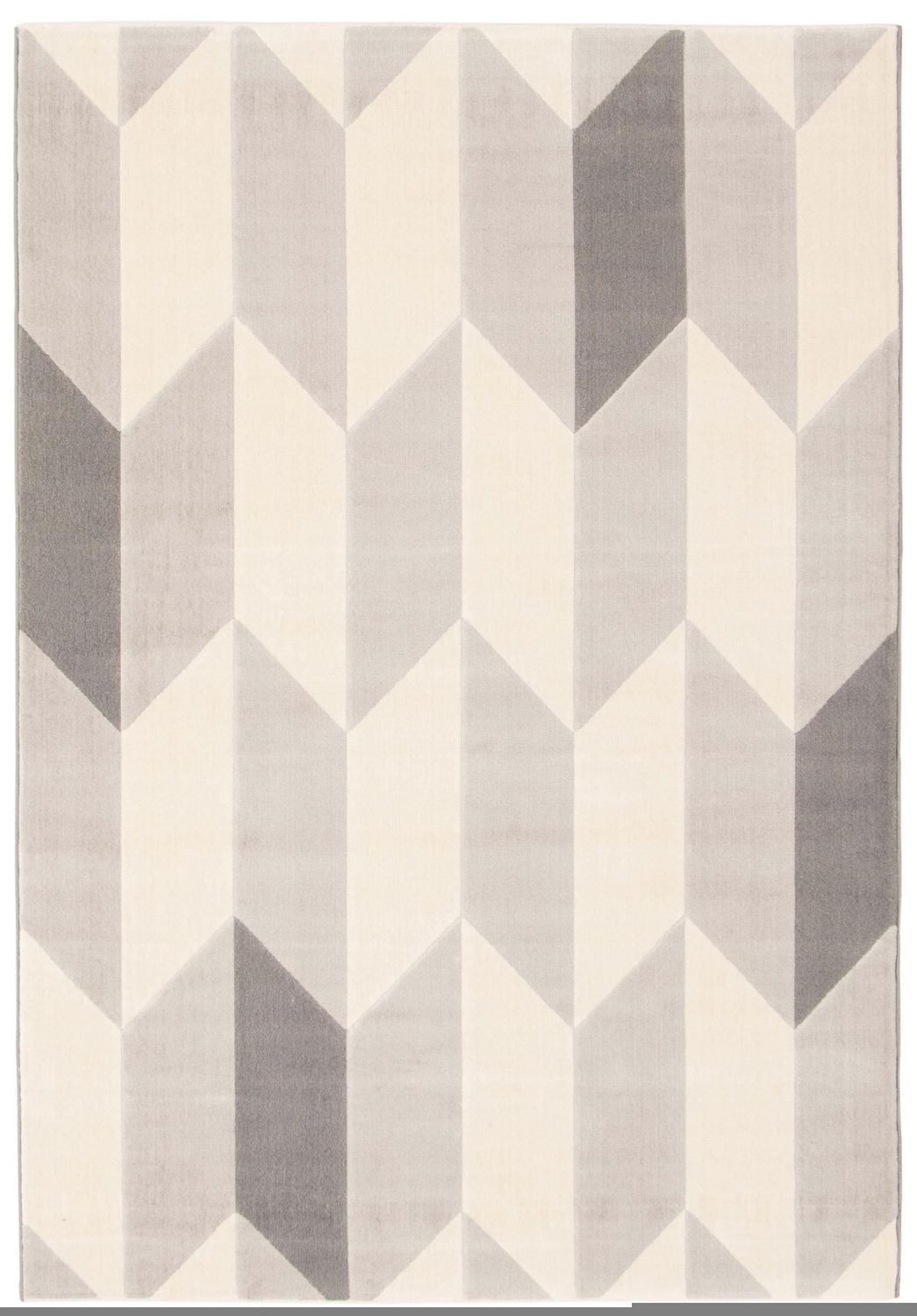 ECARPET Modern Area Rug for Dining Room, Living Room, Bedroom or Den Burke Grey