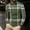 Army Green, variant on Golf Polos for Men Long Sleeve Plaid Black Polo Dress Shirt Color Block Half Zip Casual Big and Tall Men Clothes