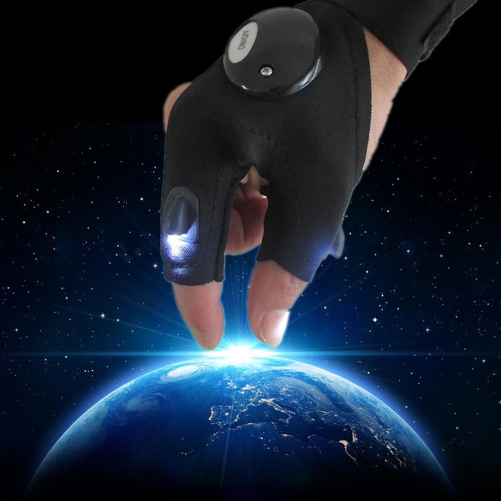 RTR Led Night Fishing Half-Finger Gloves, Breathable Half-Finger Sports  Lighting Fishing Gloves, Outdoor Lighting Repair Luminous Gloves, Left Hand  - Walmart.com