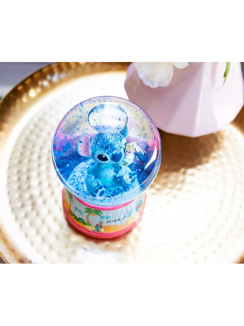 Lilo and Stitch Ohana Scrump 100mm Light Up Snow Globe - Walmart.com