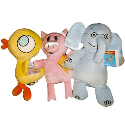 Kohl's Lot 3 Plush Dolls Gerald Elephant Piggie Piggy Pig