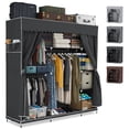 thumbnail image 1 of Closet Armable Ropero Armario Organizador 205x45x170cm Color Negro Blick, 1 of 9