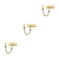 thumbnail image 3 of Speravity Brass Door Chain Lock House Childproof Doorknob Deadbolt Reinforcement Security Guard Indoor Office Toddlers Latón 3piezas, 3 of 6