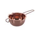 thumbnail image 1 of 1Pcs Melting Bowl Stainless Steel Round Simple Design for Baking Enthusiasts Home Use Chocolate Melting Pots, 1 of 8