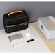 thumbnail image 4 of Estuche de cable de carga con protección de asa Bolsa de transporte Bolsas de almacenamiento Organizador de dispositivos electrónicos Viajes al Almacenamiento y organización del hogar Azul oscuro Bewildely  HA076782-02, 4 of 6
