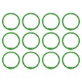 thumbnail image 1 of Unique Bargains 30mm Loose Leaf Binder Rings, 12Pack 2.2mm Metal Flash Card Book Binding Rings for Key Chain Card, Green, 1 of 7