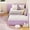 Purple, variant on Twin Daybed with Extended Headboard, Corner Bed Frame with Bed Rails, Velvet Upholstered Sofa Bed with Guardrail for Bedroom, Guest Room,Adjustable Installation, Light Grey