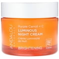 thumbnail image 3 of Andalou Naturals, Luminous Night Cream, Purple Carrot + C, Brightening, 1.7 fl oz (50 ml), 3 of 3