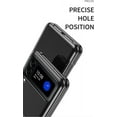 thumbnail image 5 of for Samsung Galaxy Z Flip 3 5G Case,Luxury Slim Hard Plating Folding Sleeve Plating Clear Case for Samsung Galaxy Z Flip 3 DD Blue, 5 of 10