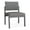 Castillo Metal, variant on Lesro Lenox Steel Fabric Armless Waiting Room Guest Guest Chair in Charcoal/Open House Cobalt