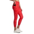 thumbnail image 5 of Reebok Women's Printed Prime Highrise 7/8 Legging with 25" Inseam and Side Zipper Pocket, 5 of 5
