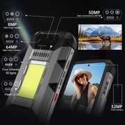 Unihertz Hike 8849 Smartphone Android 14,12GB 512G,23800mAh Battery-Black