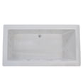 thumbnail image 3 of Atlantis Tubs 4272VNDR Venetian 42 x 72 x 23 - Inch Rectangular Air & Whirlpool Jetted Bathtub w/ Right Side Pump Placement, 3 of 4