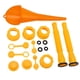 thumbnail image 4 of Kit de reemplazo de boquillas para bidones de gasolina. Tapas de boquillas para bidones de gasolina con embudo para la mayoría de bidones de gasolina de plástico., 4 of 14
