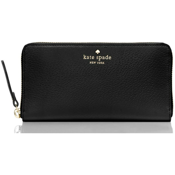 Kate Spade New York Grand Street Neda Black Leather Zip Around Wallet -  