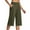 B146 Army Green women's shorts clearance under $5, variant on Women Capris under $5! Xqxayjr Capris for Women Casual Summer Wide Leg Crop Pants Loose Comfy High Waisted Yoga Jogger Capri Pants with Pockets