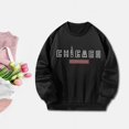 thumbnail image 1 of Sudadera de mujer con cuello redondo, Tops sueltos de moda, ropa de calle sin capucha, Jersey, sudadera, ropa deportiva para desplazamientos y viajes , M M, 1 of 8