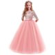 thumbnail image 1 of 3/4 Manga Floral Encaje Tul Primera Comunión Desfile Vestidos Niños Niñas Grandes Princesa Cumpleaños Carniv, 1 of 2
