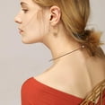 thumbnail image 6 of 75pcs 17.5inch 5 Colors Wire Necklace Stainless Steel Wire Necklace Choker Necklace with Metal Screw Clasp Wire Necklace Chains Wire Necklace Cord DIY Jewelry Making 14.5mm Diamater, 6 of 8