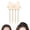 Beige, variant on Wireless Heated Volumizing Root Lift Clip Volume Clips | Portable Root Lifter Hair Styling Tool, Hair Crown Volume Clip, Heated Volumizing Hair Clips for Bangs and Root Lift (Pink+Beige)