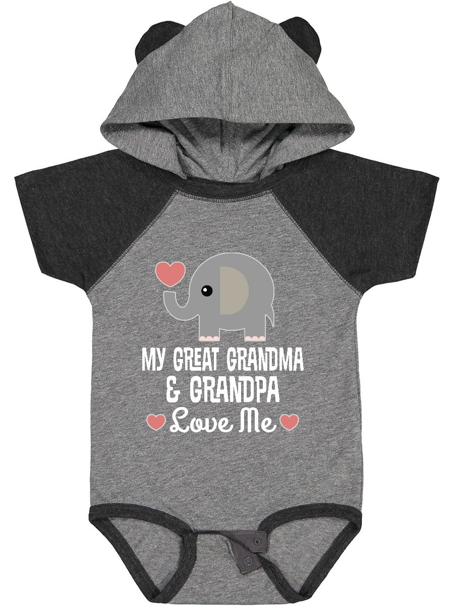 Inktastic My Great Grandma and Great Grandpa Love Me Gift Baby Boy or Baby Girl Bodysuit