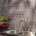 thumbnail image 2 of FASÄDE 18in x 24in Traditional Style 6 Crosshatch Silver Backsplash Panel (5 Pack), 2 of 5