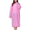 thumbnail image 1 of Kearding Capa de lluvia Senderismo Chubasquero con capucha Poncho Color sólido Viaje Mujeres Hombres Ropa de lluvia Cubierta de lluvia multifuncional Paraguas de lluvia Rosado Kearding HA067116-03, 1 of 5