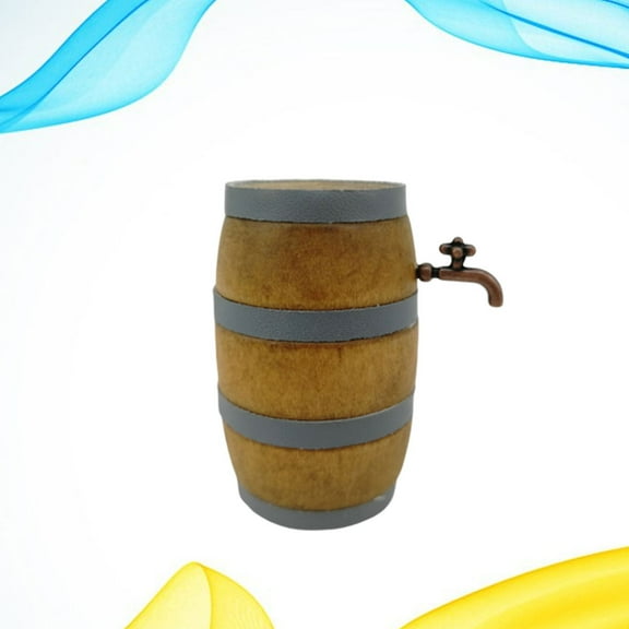 RENACLIPY Brown Wooden Miniature Furniture Prop for Dollhouse Decoration Accessories