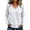 White, variant on Women's Linen Shirt Fashion Casual V Neck Long Sleeve Blouse Loose Fit Tops Lightweight Soft Daily Wear Fall Winter Outfit by Yigetop Blackish Green L