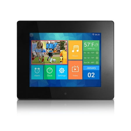 Aluratek 8 Wifi Cloud Digital Photo Frame With Touchscreen Ips Wifi Cloud Digital Photo Frame
