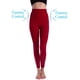 thumbnail image 2 of Leggins para hombre, cintura alta, compresión, control de barriga, color rojo XL, 2 of 7