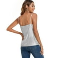 thumbnail image 3 of VIDUSSA Women's Tank Tops Fashion Glitter Party Strappy Sleeveless Tank Shirt Sparkle Shimmer Cami Sliver S, 3 of 6
