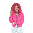 thumbnail image 4 of Chamarra con capucha desmontable Roman Fashion /Juvenil, 8026 (Fiusha) fucsia CH, 4 of 5