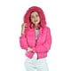 thumbnail image 4 of Chamarra con capucha desmontable Roman Fashion /Juvenil, 8026 (Fiusha) fucsia CH, 4 of 5