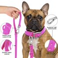 thumbnail image 3 of Correa para perro Wisedog, impermeable, estándar, 1,5 m/1,8 m de longitud, rosa, 3 of 6