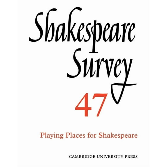Shakespeare Survey, (Paperback)