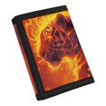 thumbnail image 2 of FUIALDOLG Fire Tiger Youth Wallet for Sports, Polyester Trifold Money Organizer with Big Capacity, Slim Wear-Resistant Teen Wallet for Daily Use, 2 of 7