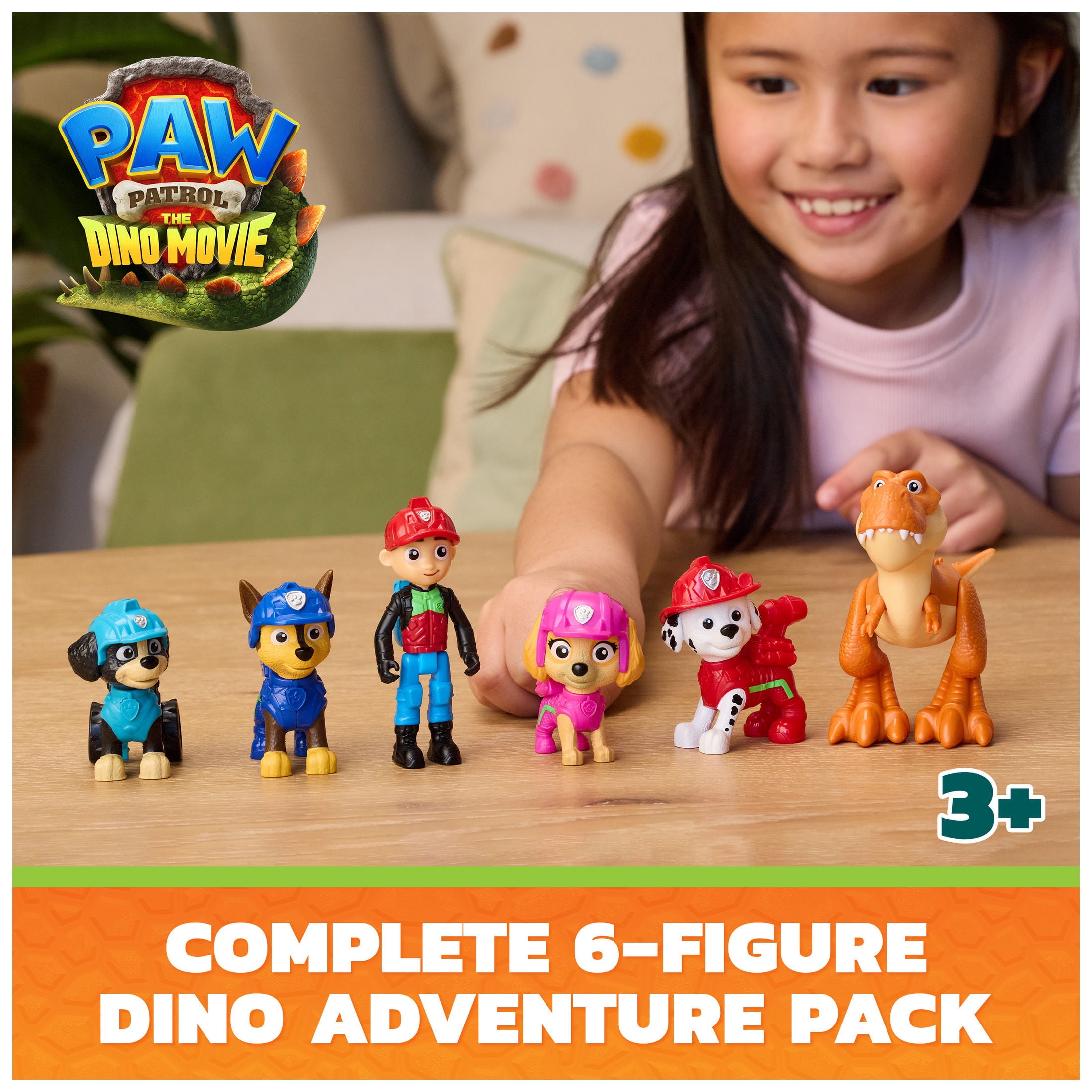 PAW Patrol: The Dino Movie Dino Adventure Pack, Ages 3+