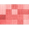 thumbnail image 1 of Ahgly Company Indoor Rectangle Checkered Red Modern Area Rugs, 7' x 10', 1 of 4