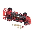thumbnail image 2 of Vogacara Conjunto de marco de chasis RC ensamblado de aleación de aluminio para 1/28 Wltoys K969 marco ensamblado de chasis de coche RC Kits de construcción modelo rojo, 2 of 6