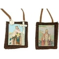 thumbnail image 4 of Catholic Holy Figure Saint Scapular (Sacred Heart / Our Lady of Mt Carmel), 4 of 6