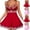 Wine, variant on uublik Mesh Pajama Dress For Women Valentine's Day Night Gowns Soft Loungewear Sleepwear Pink