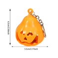 thumbnail image 2 of Pumpkin Necklace Glowing Pumpkin Hummingbird Stained Glass Pattern Large Decorative Beads Garland Holiday Decorations Christmas Christmas Garland Decorations for Door Light Garland Plug in, 2 of 3
