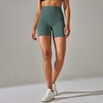 thumbnail image 4 of Pantalones cortos de Yoga para mujer, mallas deportivas transpirables de cintura alta para correr y hacer ejercicio en verano, 4 of 4